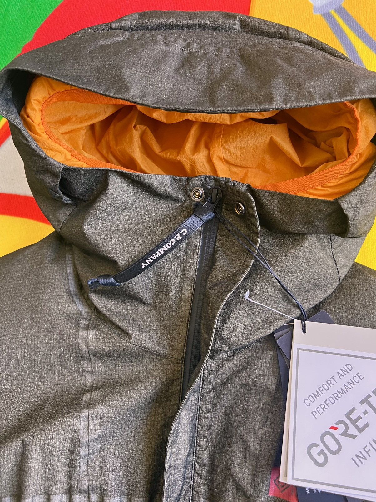 C.P. Company C.P Company GORE-TEX Jacket orange Green Infinium Down Liner Size US S / EU 44-46 / 1 - 7 Thumbnail