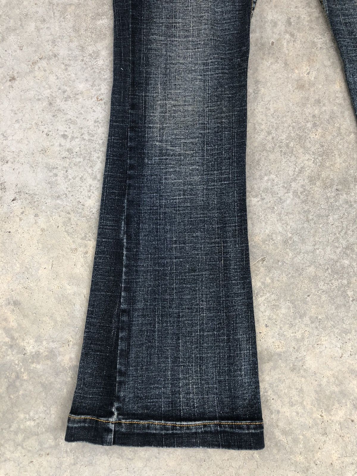 If Six Was Nine Japanese BCBG Flared Jeans Distressed Jeans Size US 32 / EU 48 - 6 Thumbnail