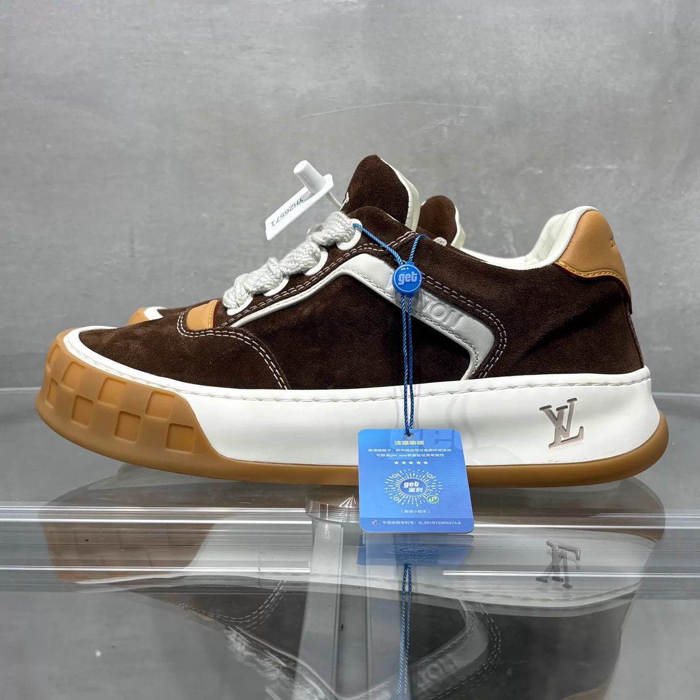 Louis Vuitton LV Tilted Biscuit Shoes Brown UK5.5 (39.5) Size US 6.5 / EU 39-40 - 3 Thumbnail