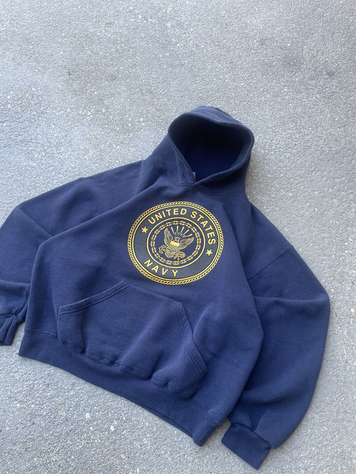 Soffe Vintage Soffe US Navy Hoodie Size US L / EU 52-54 / 3 - 3 Thumbnail