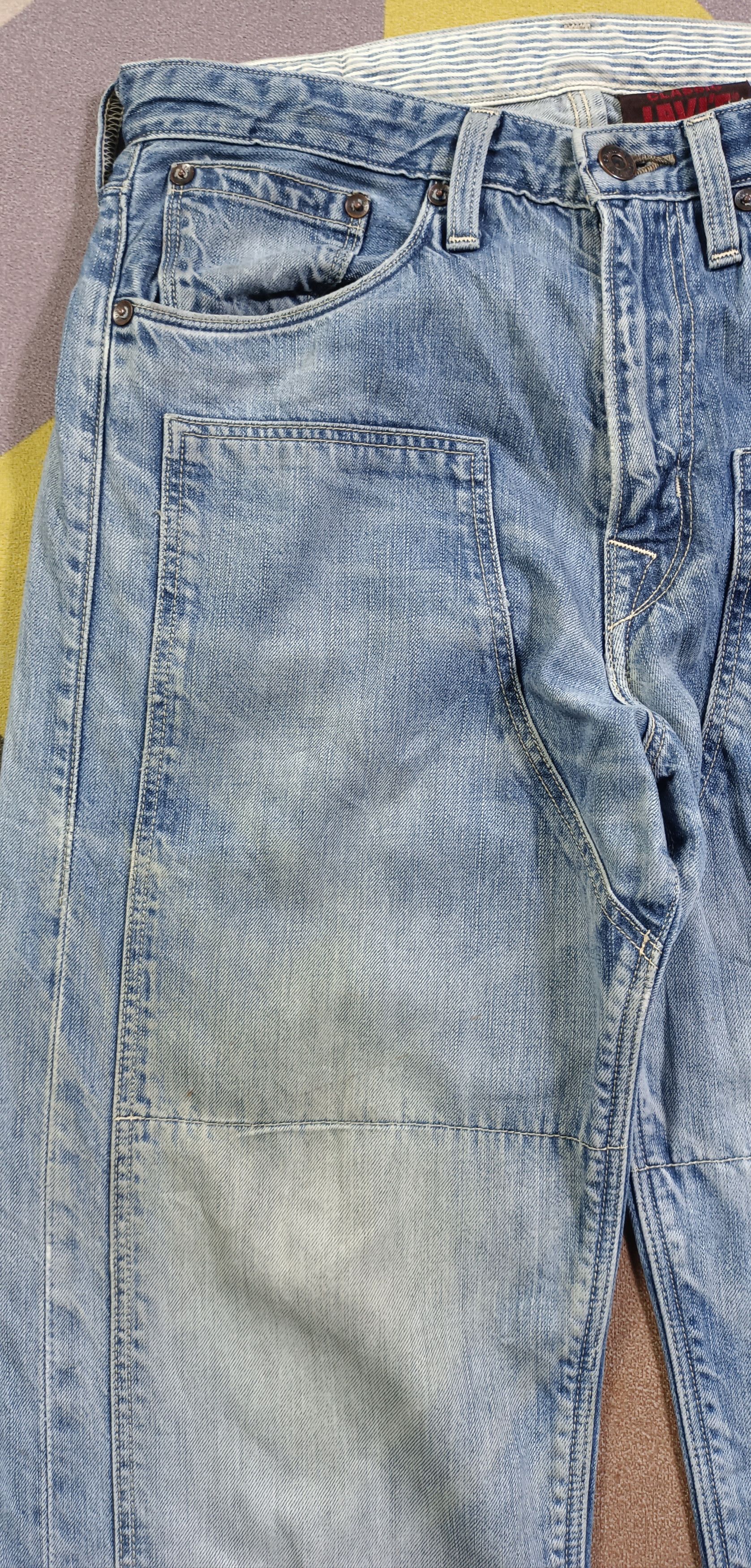 Levi's 🔥🔥Vintage 90s Levis Classic Double Knee Distressed Denim Size US 30 / EU 46 - 11 Thumbnail