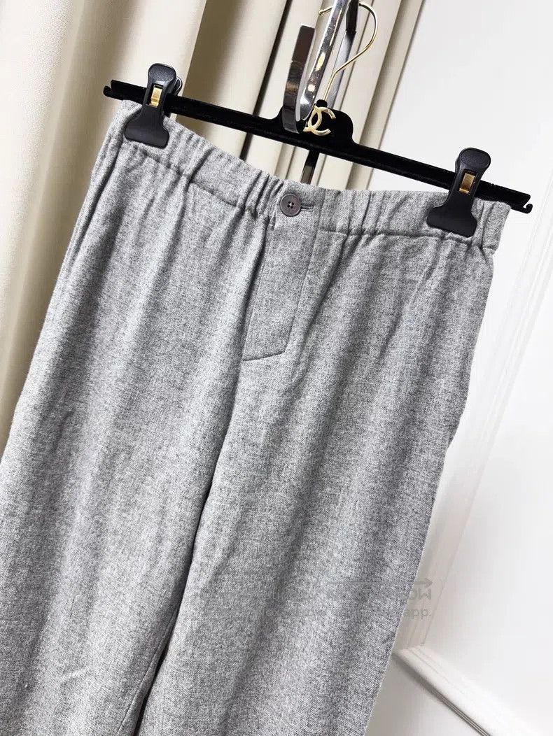 Loro Piana Loro Piana Light gray cashmere suit trousers Size 25" / US 0 / IT 36 - 3 Thumbnail