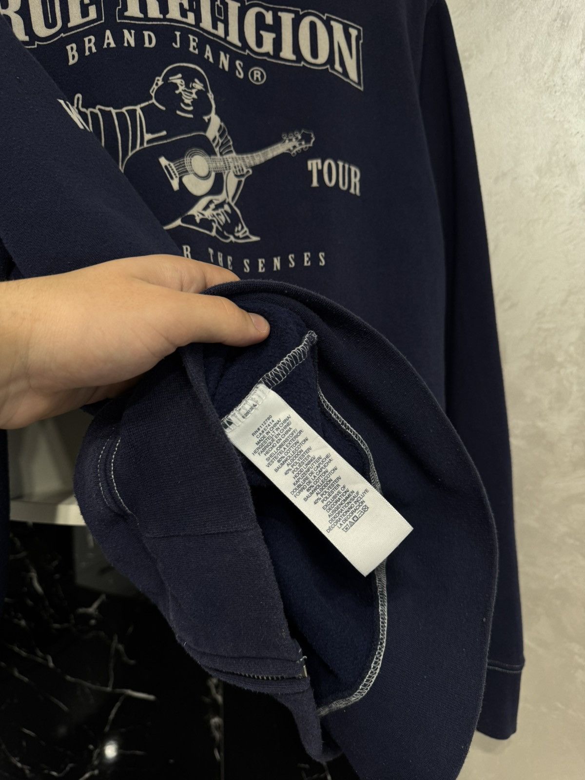 True Religion Vintage 90s True Religion Zip Hoodie LogoSupreme Style Size US L / EU 52-54 / 3 - 5 Thumbnail