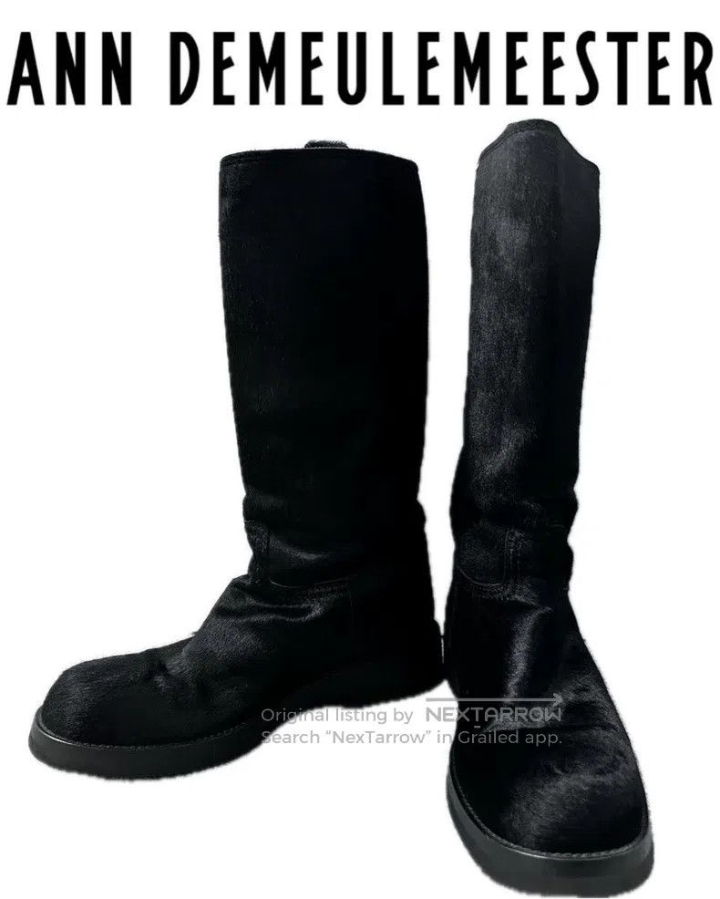 Ann Demeulemeester 42 horsehair boots