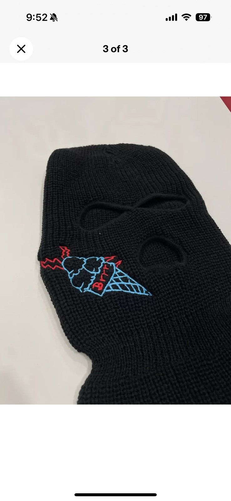 Other Ice Cream Ski Mask Size ONE SIZE - 1 Thumbnail
