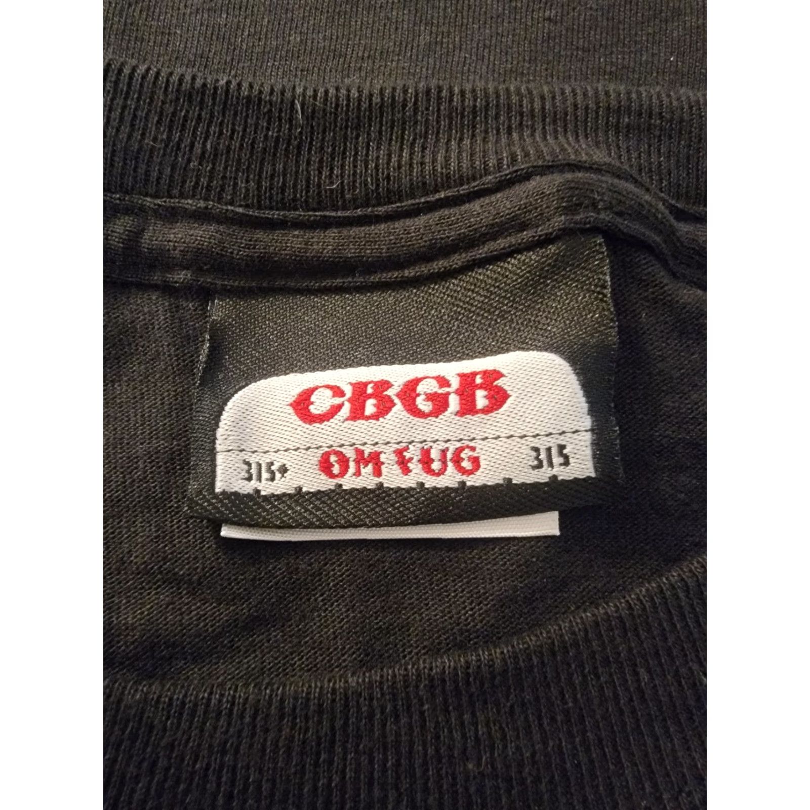 Vintage CBGB Shirt Adult XL Black OMFUG NYC Punk Rock Skull Winged Shirt Mens XL Black Skull Rock CBGB Shirt Size US XL / EU 56 / 4 - 3 Thumbnail