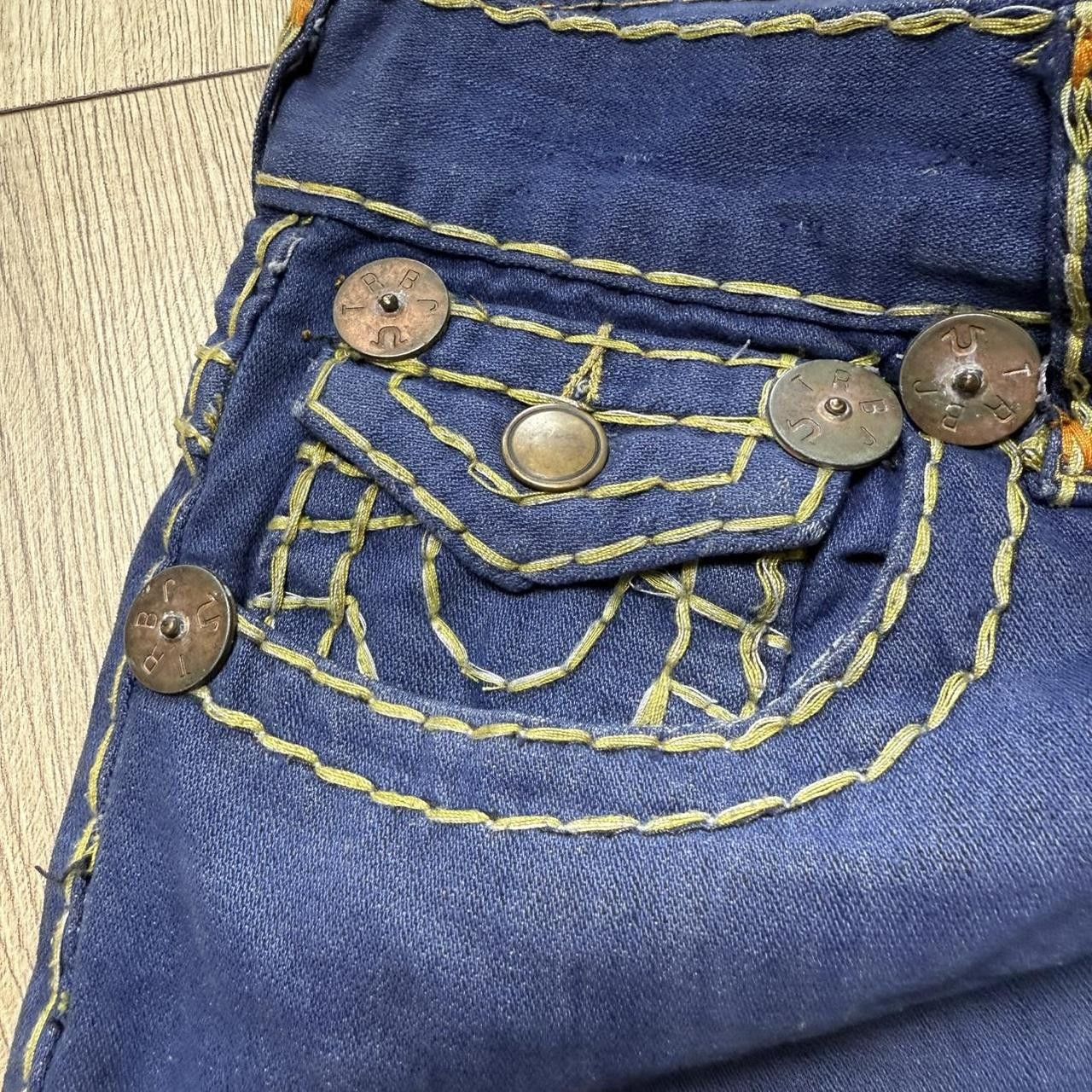 True Religion True Religion Fat Stitch Vintage 2000s Bottoms Size US 34 / EU 50 - 6 Thumbnail