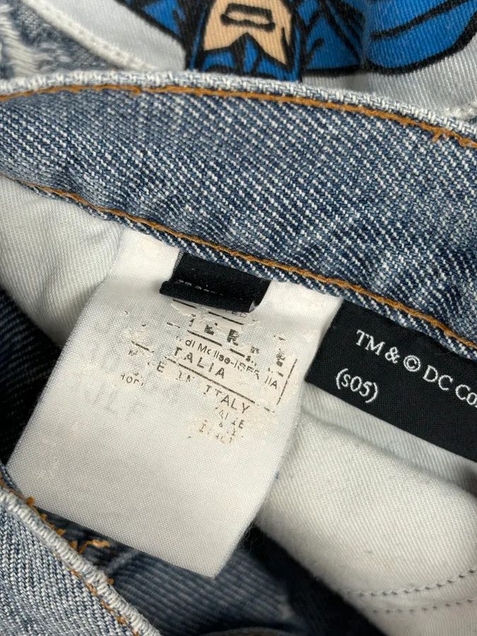 Dolce & Gabbana AW2005 Dolce & Gabbana Grey Denim Batman Graphic Distressed Jeans Size US 32 / EU 48 - 15 Thumbnail