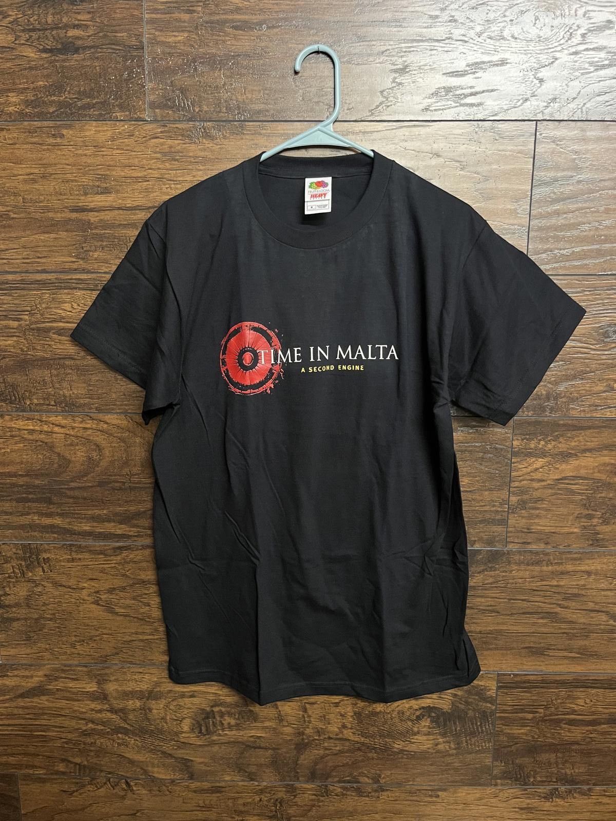 Fruit Of The Loom VTG Time in Malta Band T-shirt Album A Second Engine Tee - M Size US M / EU 48-50 / 2 - 1 Thumbnail