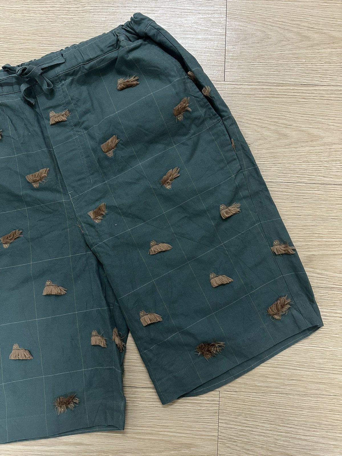Issey Miyake × Japanese Brand × Ne-Net Ne-net Dog Print With Fur Relaxed Short Pants Size US 32 / EU 48 - 4 Thumbnail