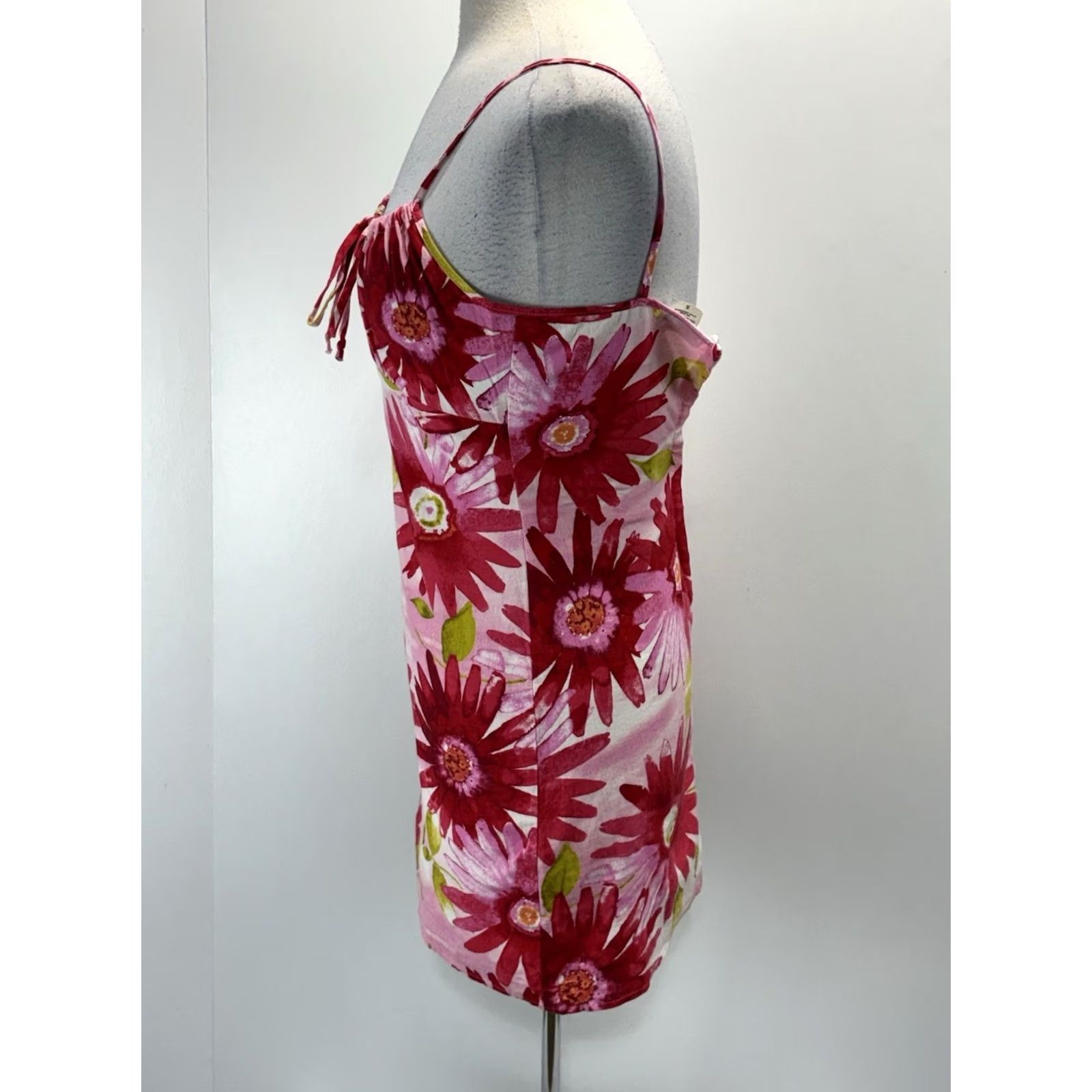 Vintage VINTAGE Charlotte Russe Floral Mini Dress Women’s S Milkmaid Cottage Made USA Dress Size S / US 4 / IT 40 - 2 Thumbnail