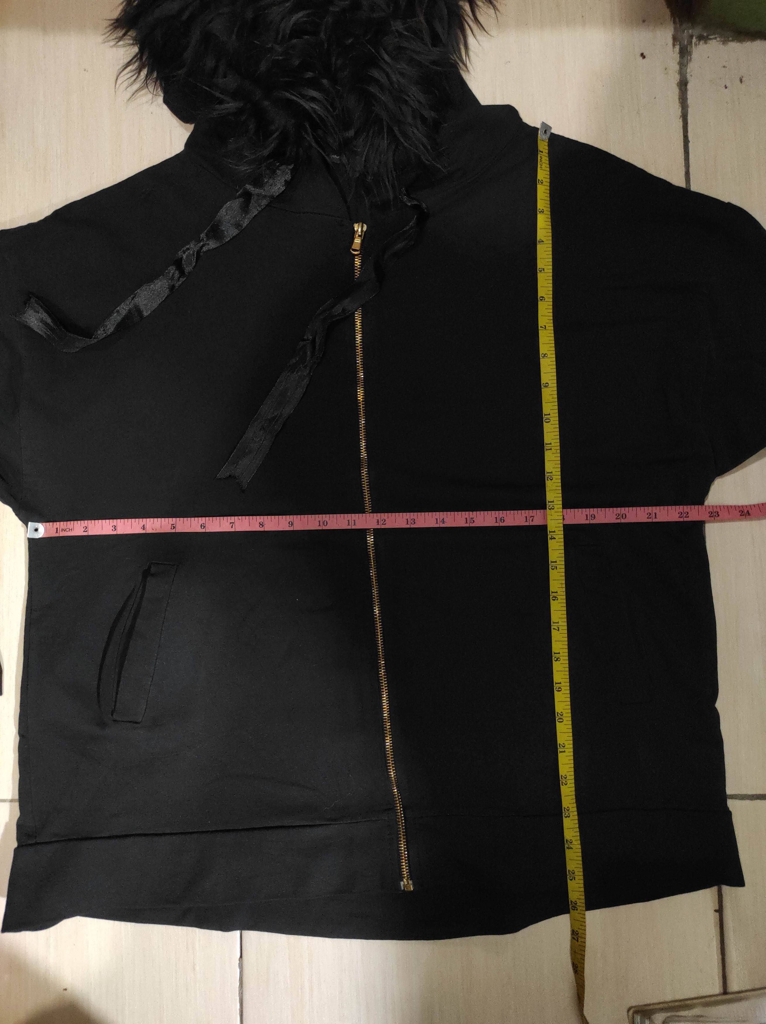 Hysteric Glamour Black Zipper Fur Hoodie LGB style Size US M / EU 48-50 / 2 - 10 Thumbnail