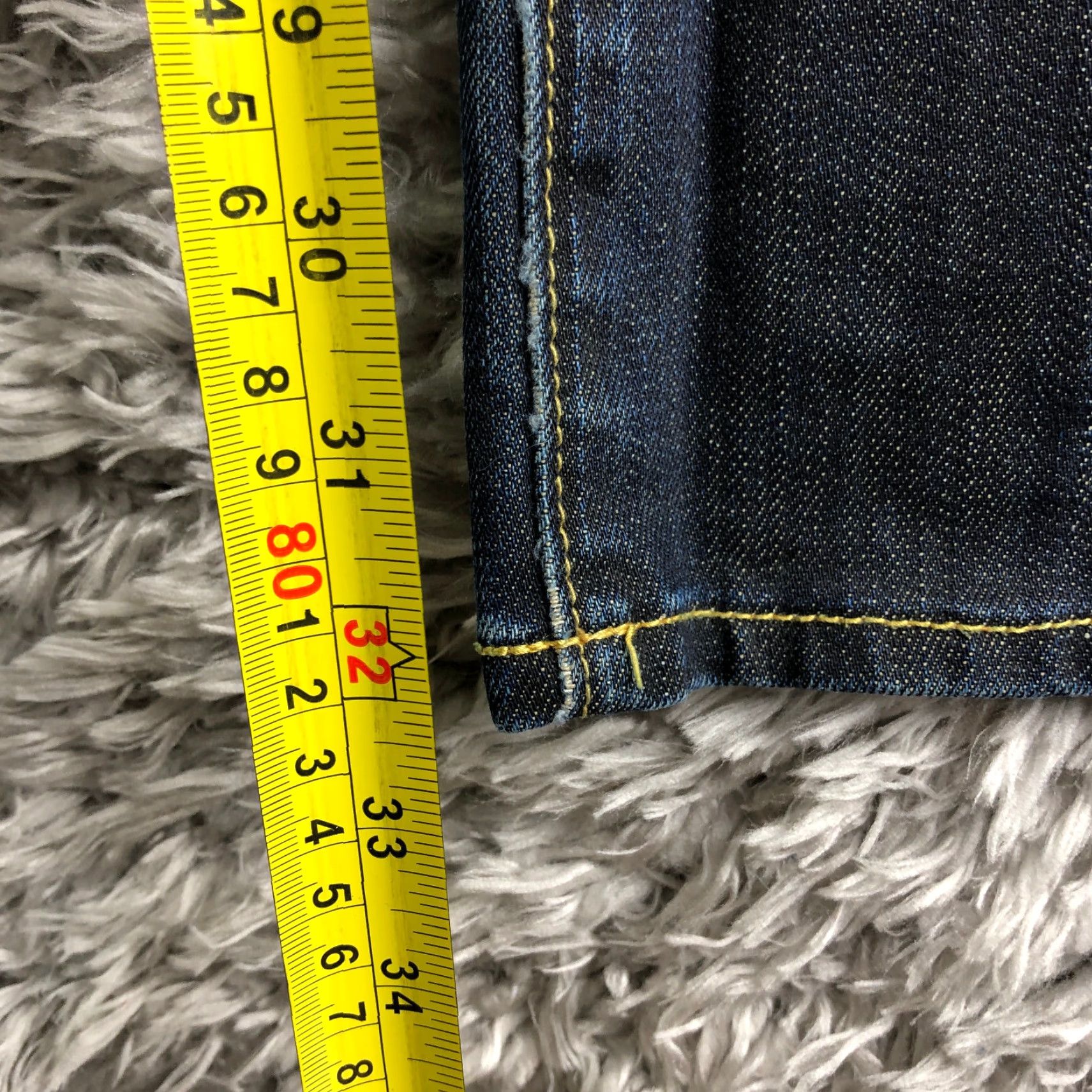 Vintage Christian Audigier Mens Jeans Mid Rise Straight Leg 32x34 Blue Medium Wash Denim 5-Pocket Pocket Logo Vintage No N/A Size US 32 / EU 48 - 3 Thumbnail