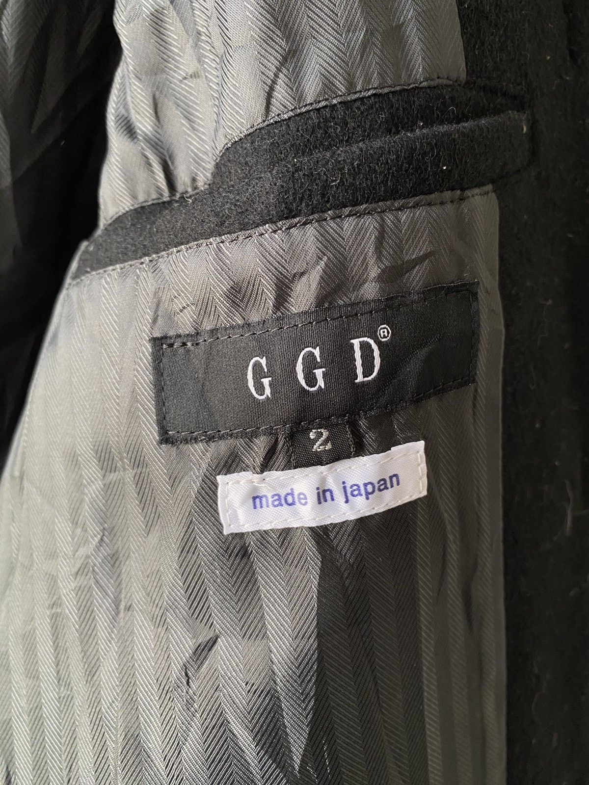 Japanese Brand GGD Grand Global Design Japan Wool Long Coat Size US M / EU 48-50 / 2 - 7 Thumbnail