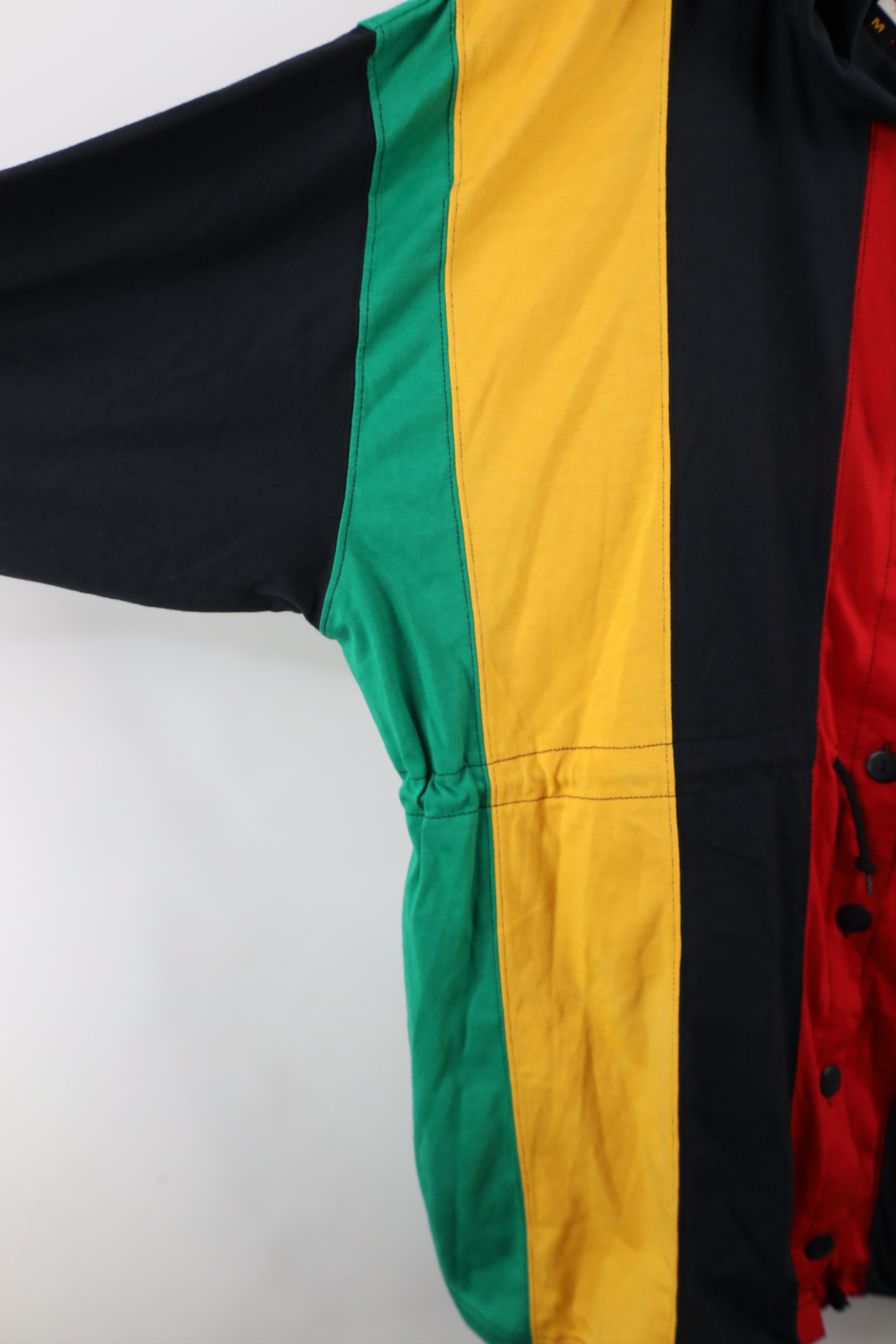 Vintage Deadstock Vintage 90s Streetwear Block Hooded Button Jacket Size 3XL / US 20-22 - 6 Thumbnail