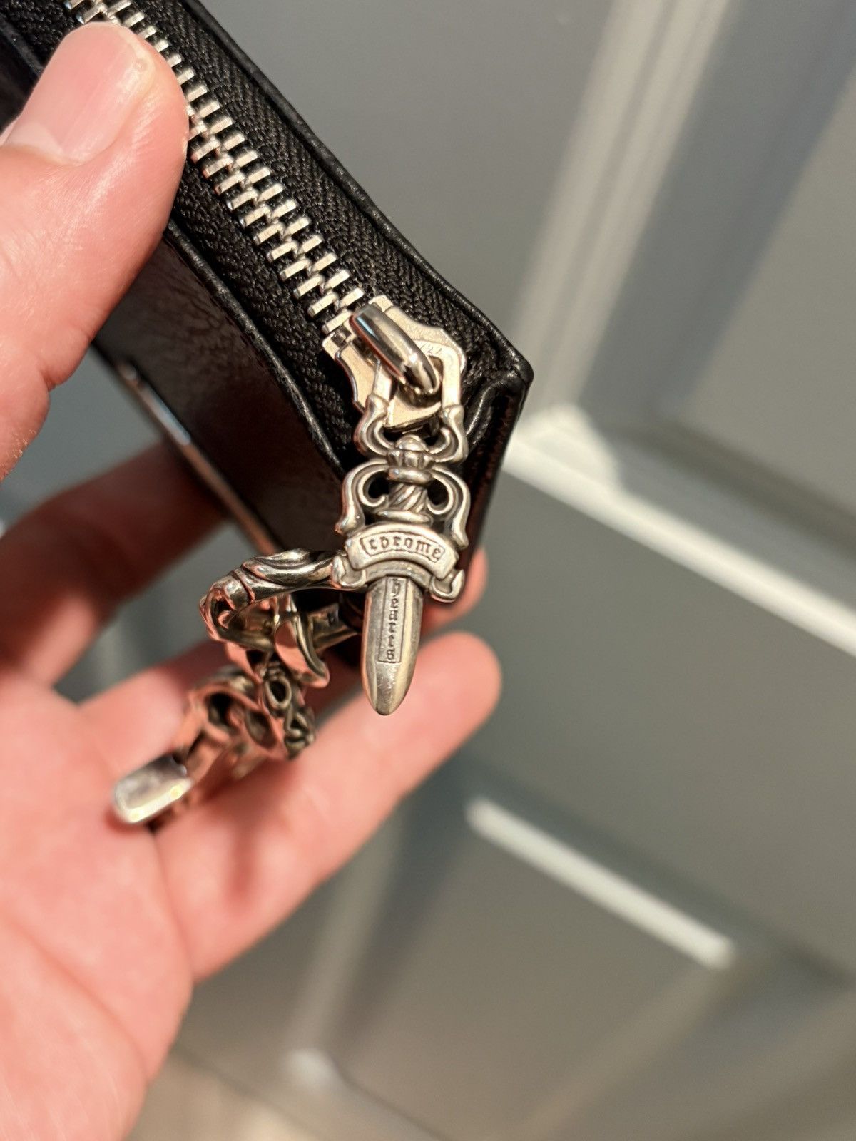 Chrome Hearts Cross patch wallet with keychain Size ONE SIZE - 5 Thumbnail