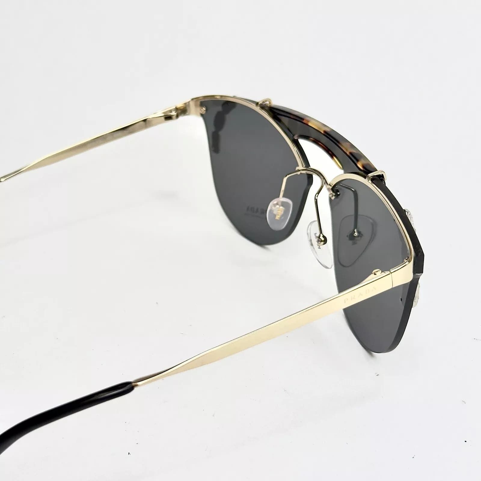 Prada PRADA ORNATE Gold Black Fashion Sunglasses 53U PR53US 53US Size ONE SIZE - 9 Thumbnail