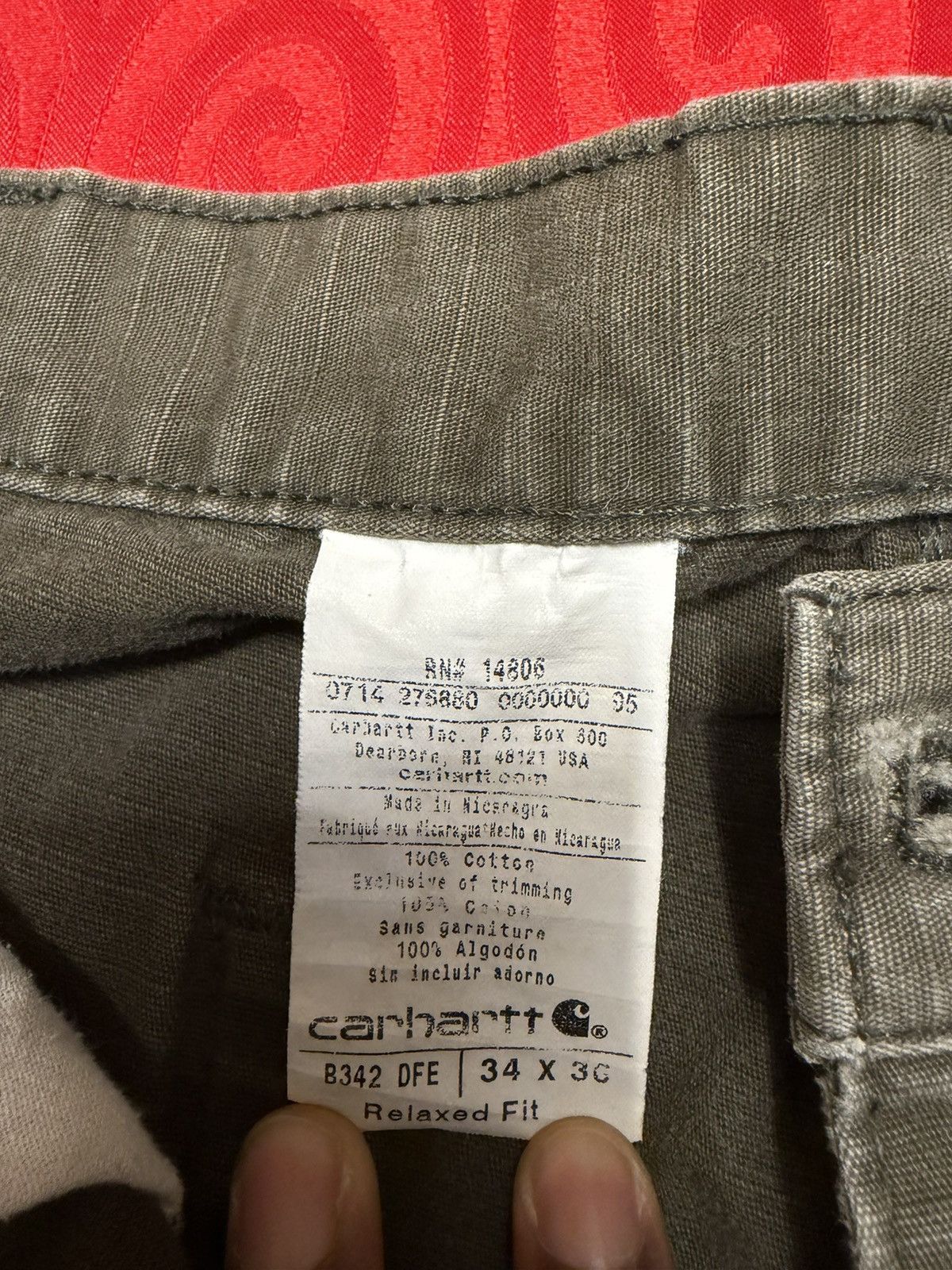 Carhartt Carhartt CARGO PANTS Size US 34 / EU 50 - 14 Thumbnail