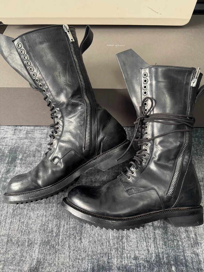 Rick Owens Rick Owens Mainline Heavy Industry High Top Boots Size US 8 / EU 41 - 4 Thumbnail