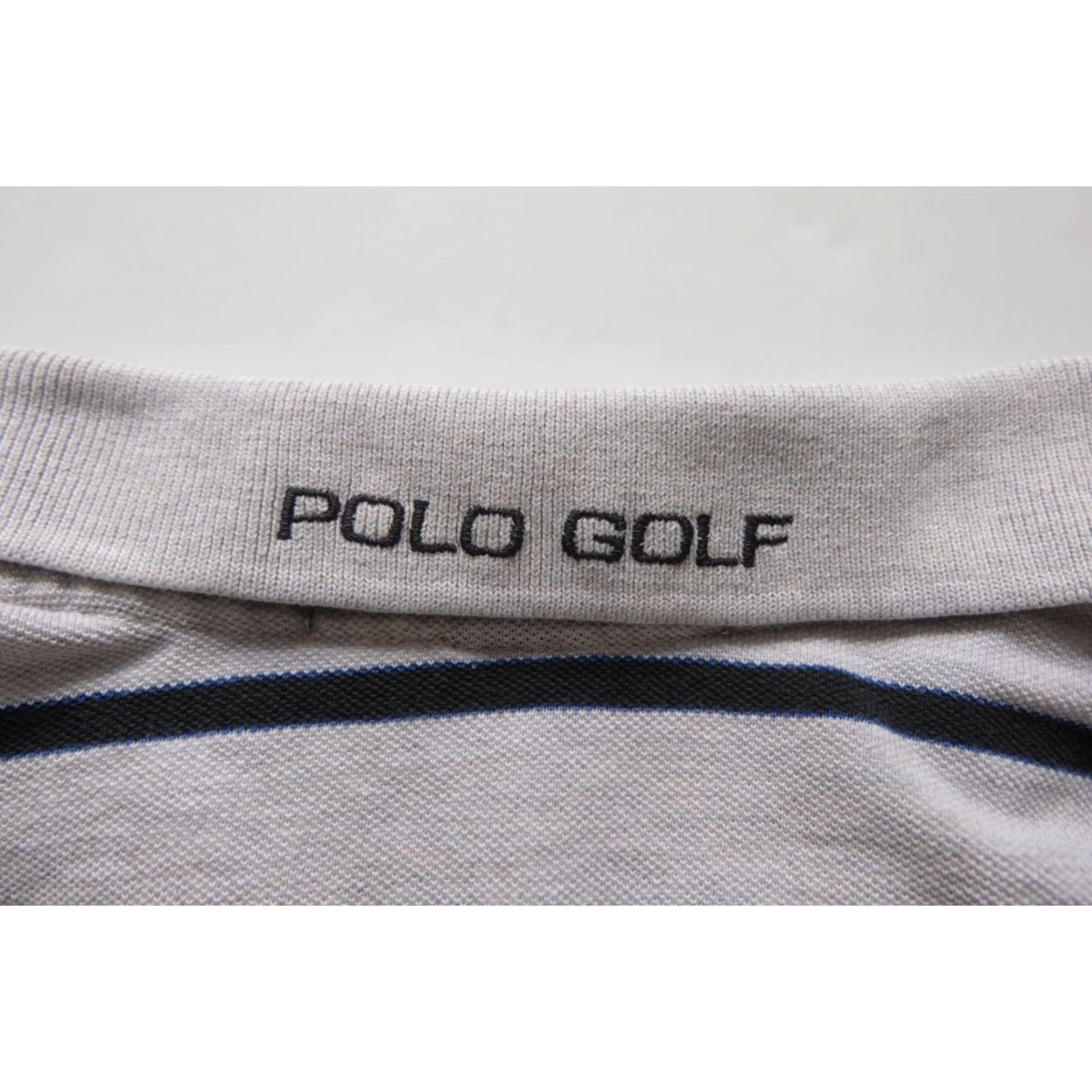 Ralph Lauren VINTAGE Ralph Lauren Polo Golf STRIPE GRAY COTTON LONG SLEEVE SHIRT 2XL Men’s / 90s / Y2K / Polo Golf / Casual / Regular Fit Size US XXL / EU 58 / 5 - 7 Thumbnail