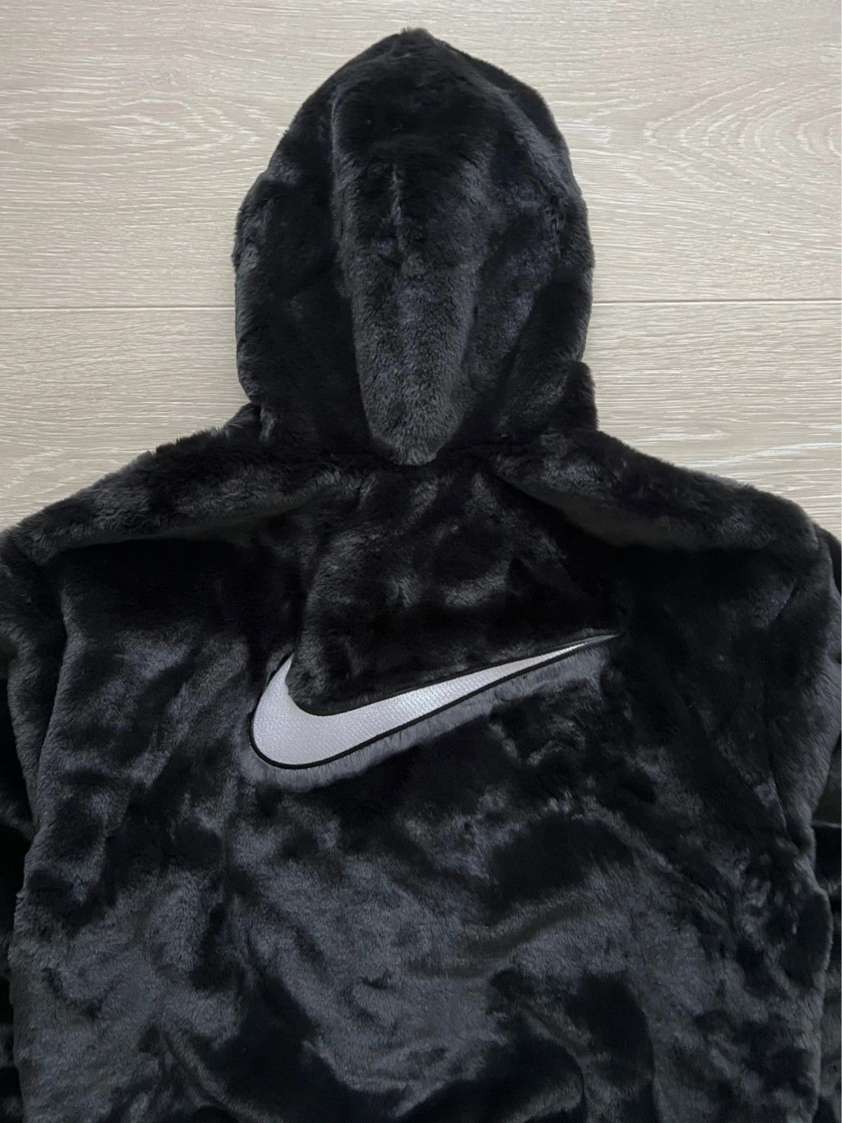 Nike Spring jacket puffer Nike big logo Size L / US 10 / IT 46 - 2 Thumbnail