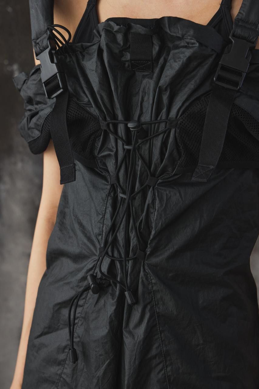 Maison Margiela Maison Margiela Deconstructed Off Shoulder Drawstring Dress Size M / US 6-8 / IT 42-44 - 3 Thumbnail