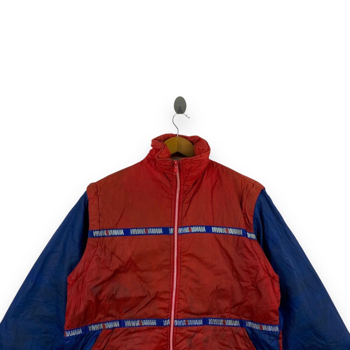 Yamaha Vintage 90’YAMAHA RACING TEAM Motorcycle Zipper Jacket Size US L / EU 52-54 / 3 - 2 Thumbnail