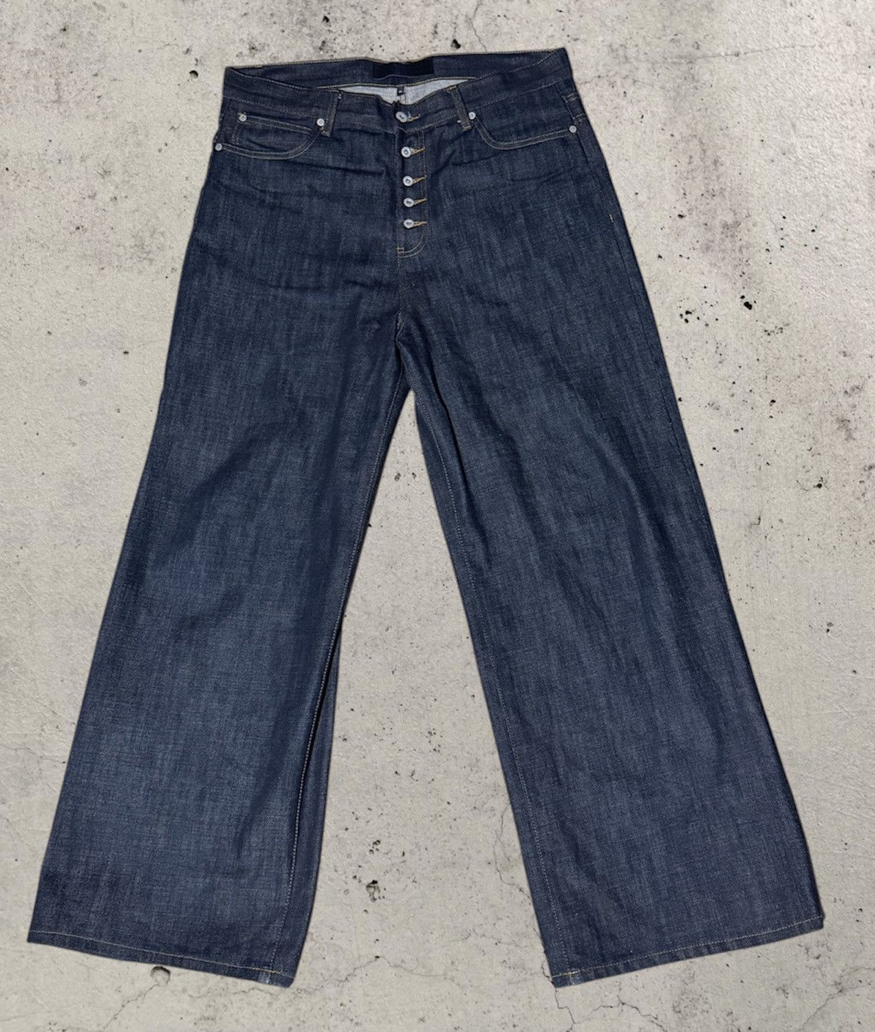 No Faith Studios nofaithstudios RAW japanese denim Loose Fit Blue