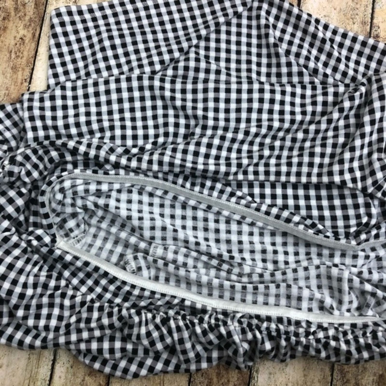 Max Mara MaxMara Weekend Gingham Jersey Stretch Top Blouse Size L / US 10 / IT 46 - 7 Thumbnail