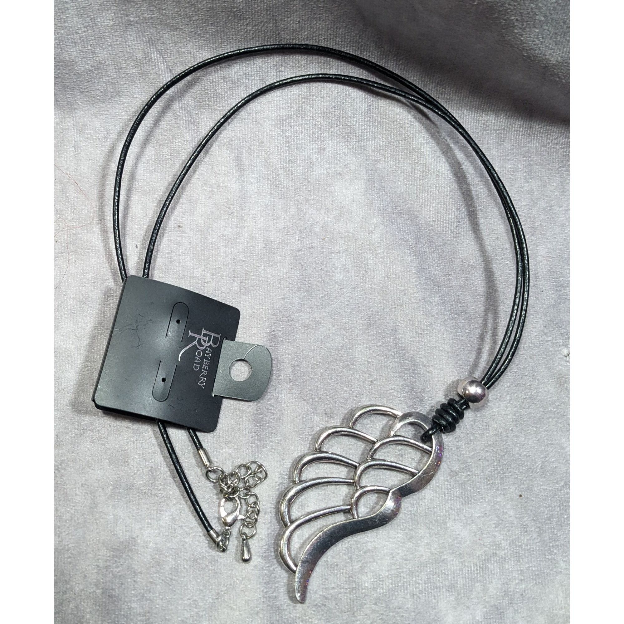 Other Bayberry Road Silver Tone Open Wing Pendant Necklace Size ONE SIZE - 8 Thumbnail