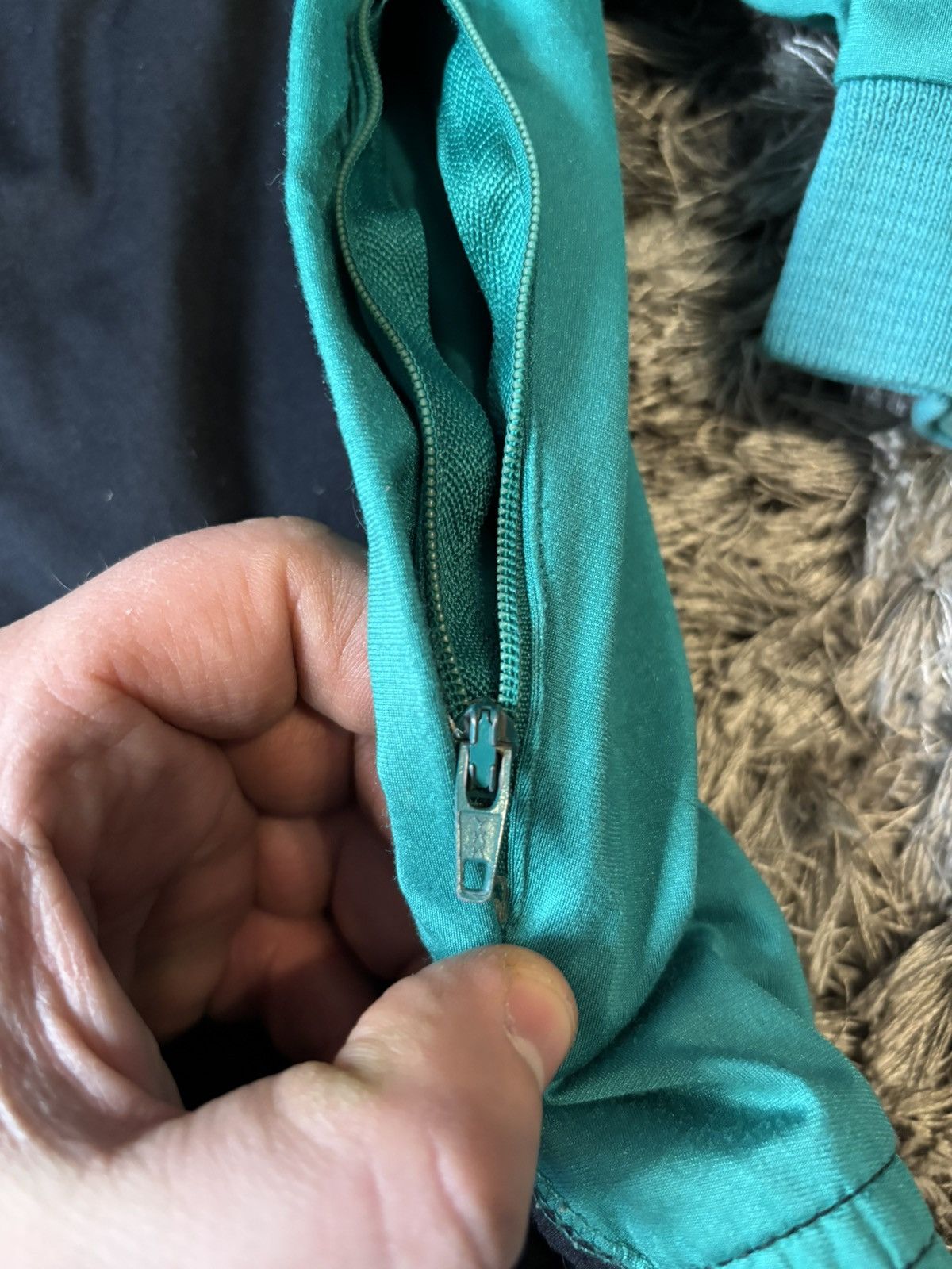Adidas Vintage 90s Adidas Equipment EQT Track Jacket - Teal/Black Size US XL / EU 56 / 4 - 5 Thumbnail