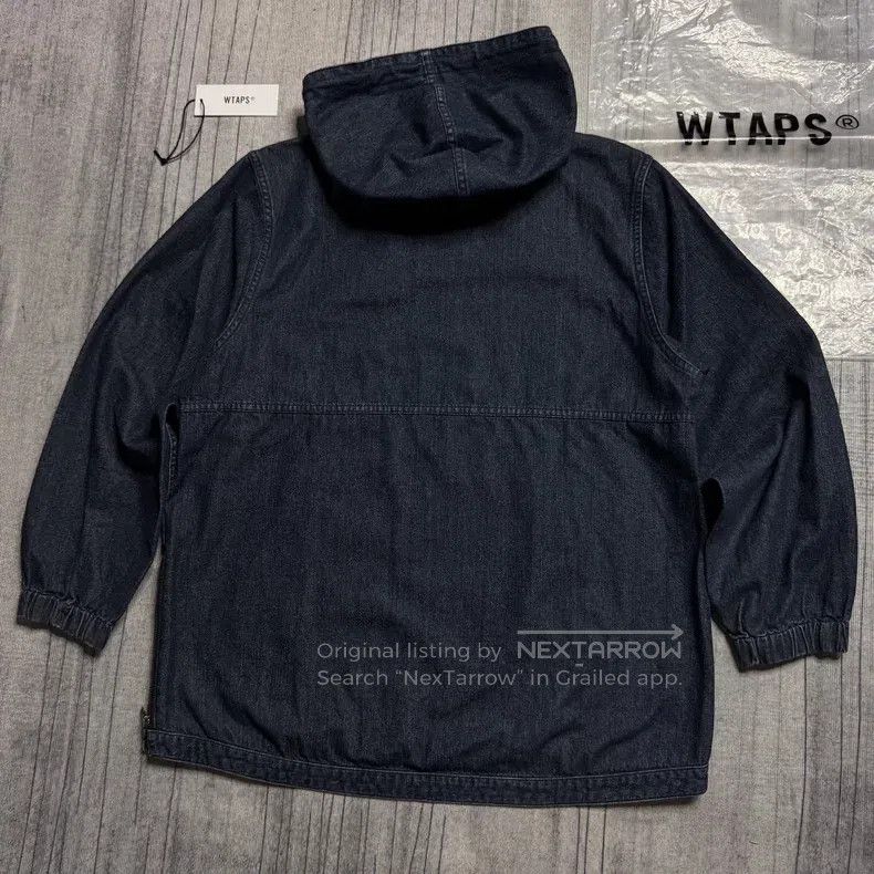 Wtaps Wtaps Half zip hooded denim jacket Size US M / EU 48-50 / 2 - 2 Thumbnail