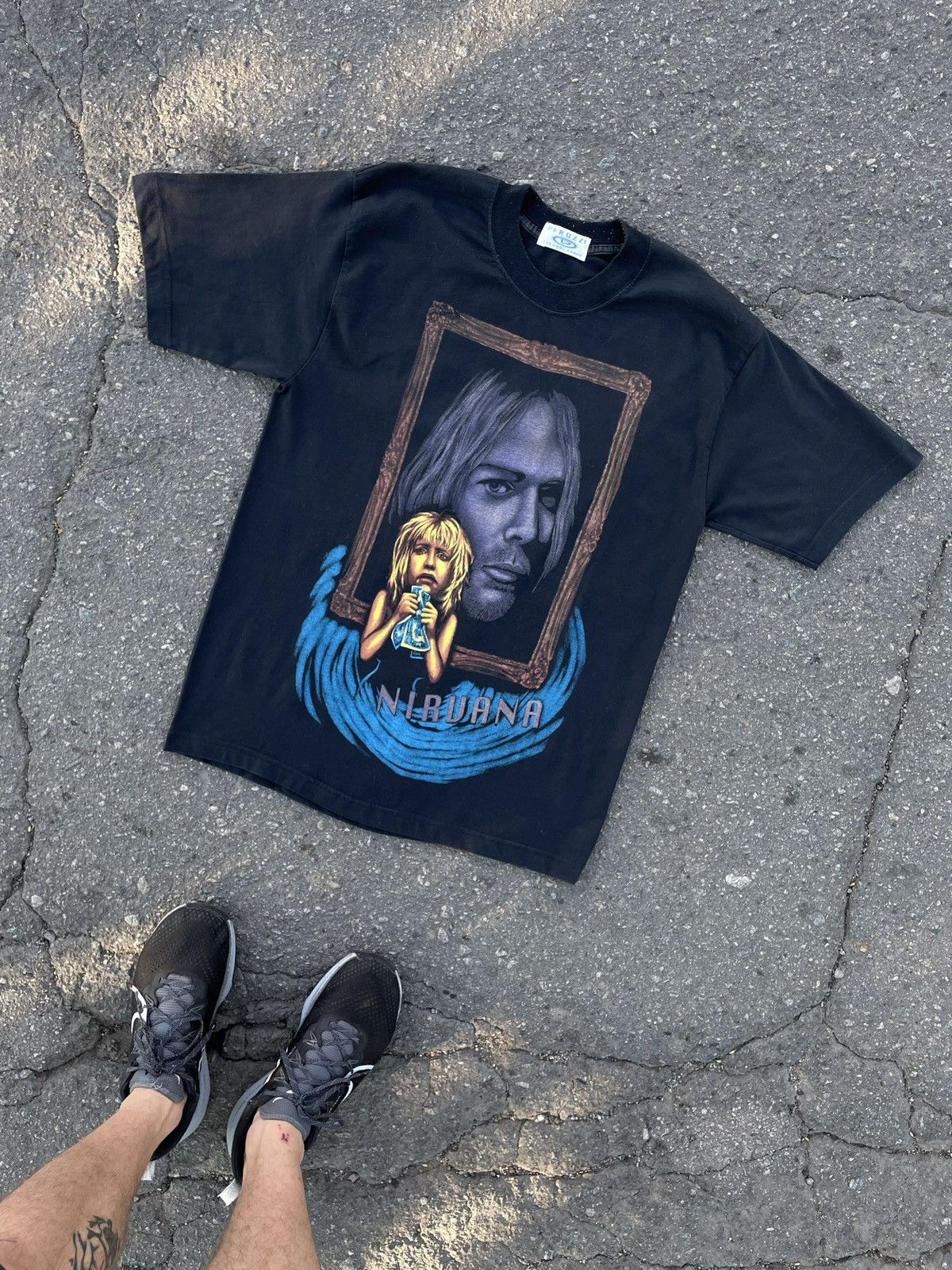 Band Tees ❗️RARE❗️Vintage Nirvana Kurt Cobain T-Shirt Band Tee Y2K Size US M / EU 48-50 / 2 - 6 Thumbnail