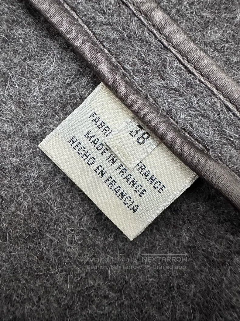 Hermes Hermes 1998 Classic Cashmere Long Coat, Gray Size XS / US 0-2 / IT 36-38 - 9 Thumbnail
