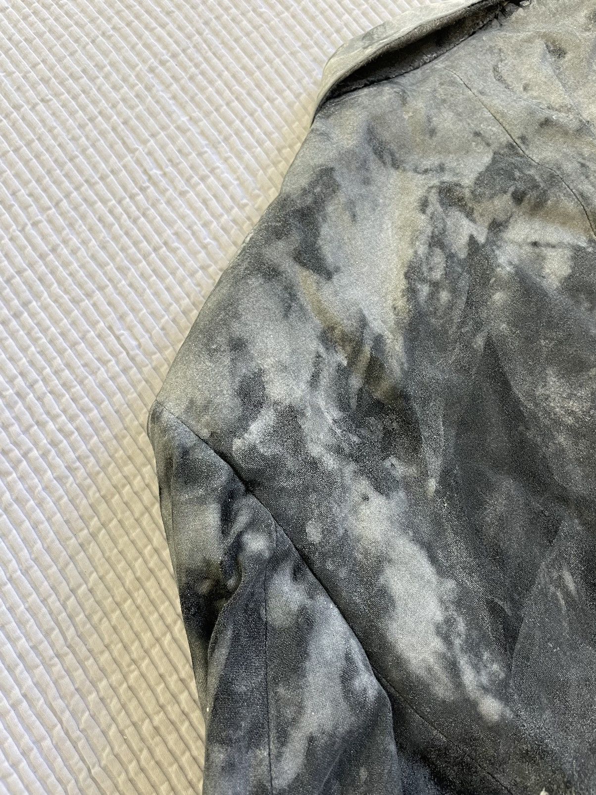 Handmade Painted Tuxedo Jacket Size 40R - 16 Thumbnail
