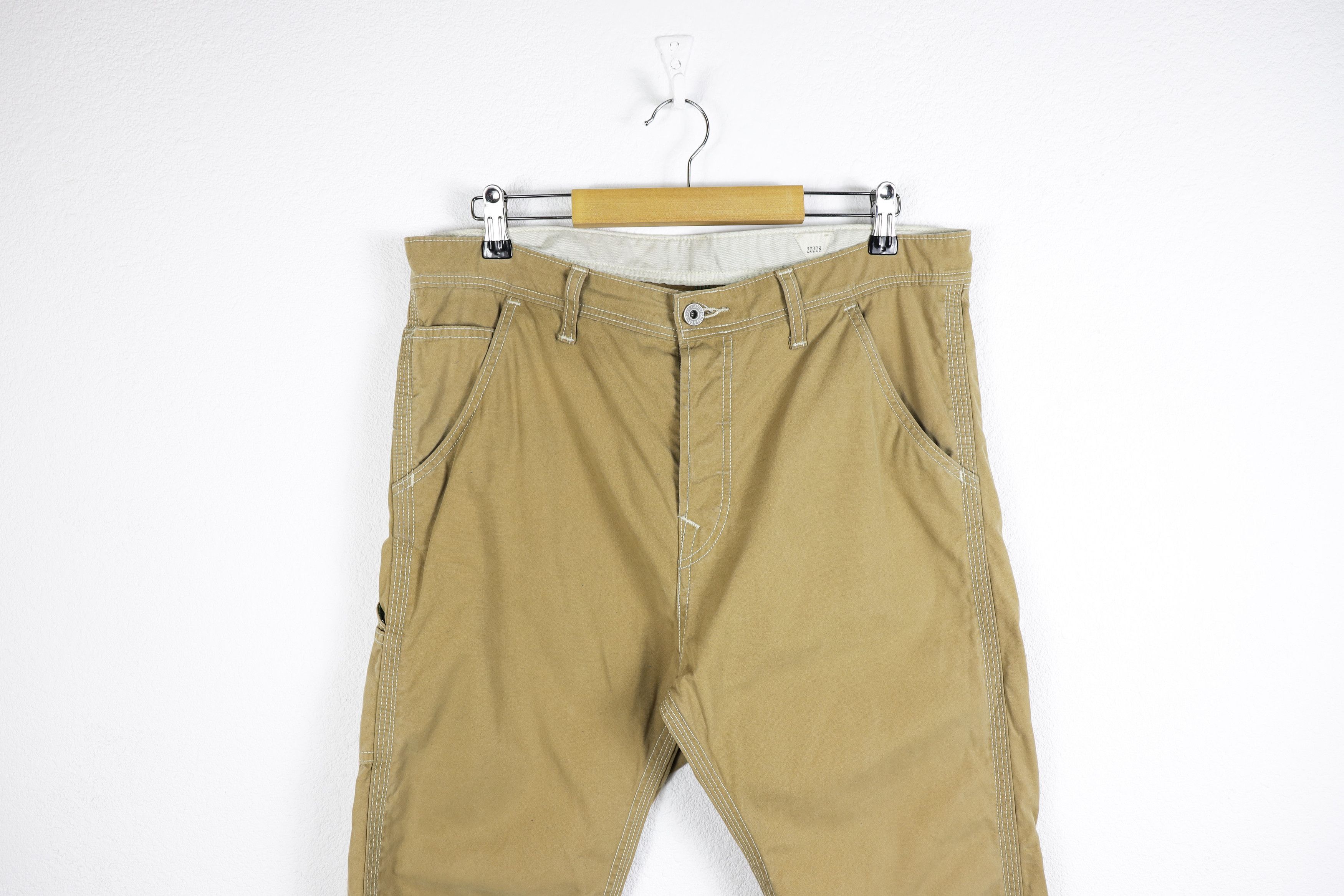 Levi's × Levi's Vintage Clothing Levis Beige Work Single Knee Carpenter Pants Trousers Size US 32 / EU 48 - 2 Thumbnail