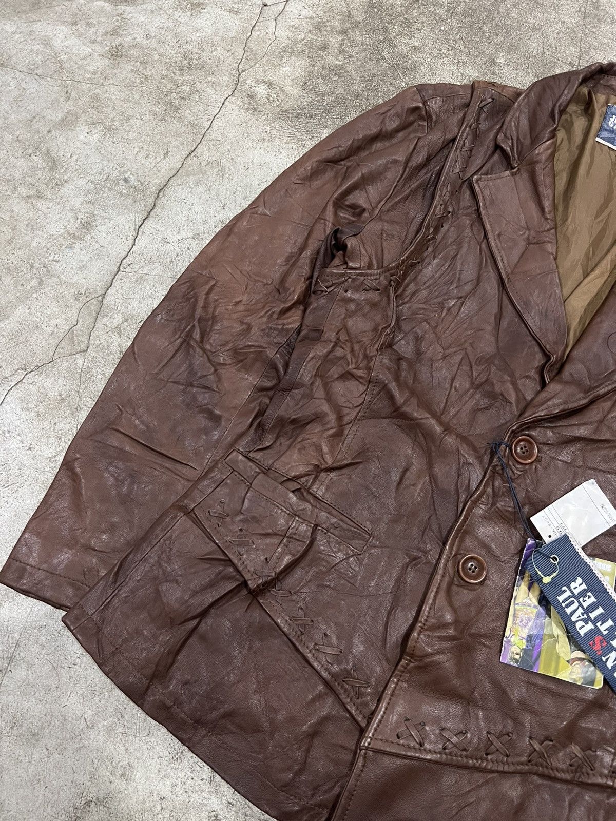 Jean Paul Gaultier Jean’s Paul Gaultier S/S08 Western Leather Jacket Size US M / EU 48-50 / 2 - 2 Thumbnail