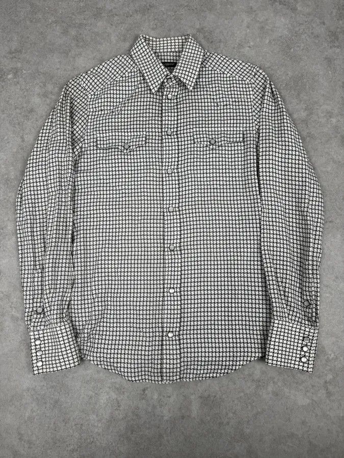 Dolce & Gabbana 2010s Dolce & Gabbana Black & White Sicilian Premium Shirt Size US S / EU 44-46 / 1 - 1 Thumbnail
