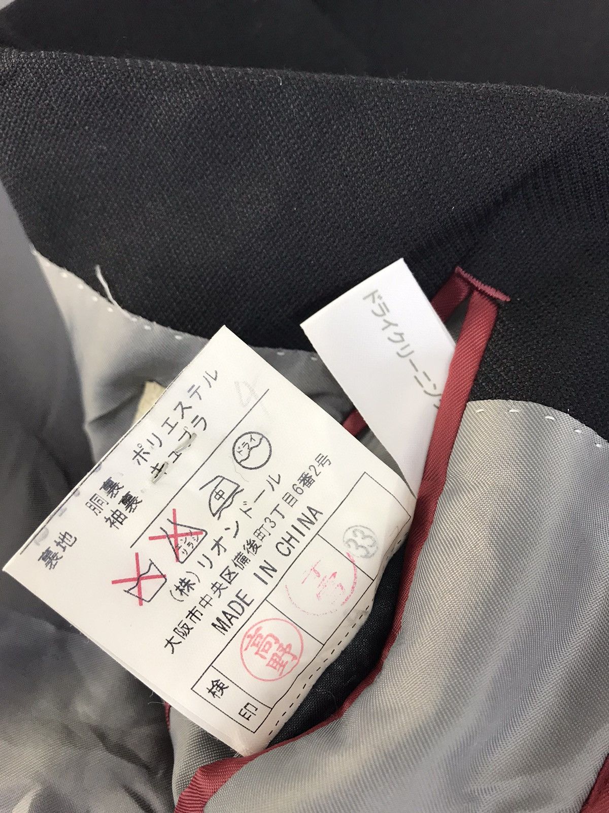 Designer Saccsny Y’saccs Yohji Yamamoto Black Blazer Coat Jacket Size 36R - 10 Thumbnail