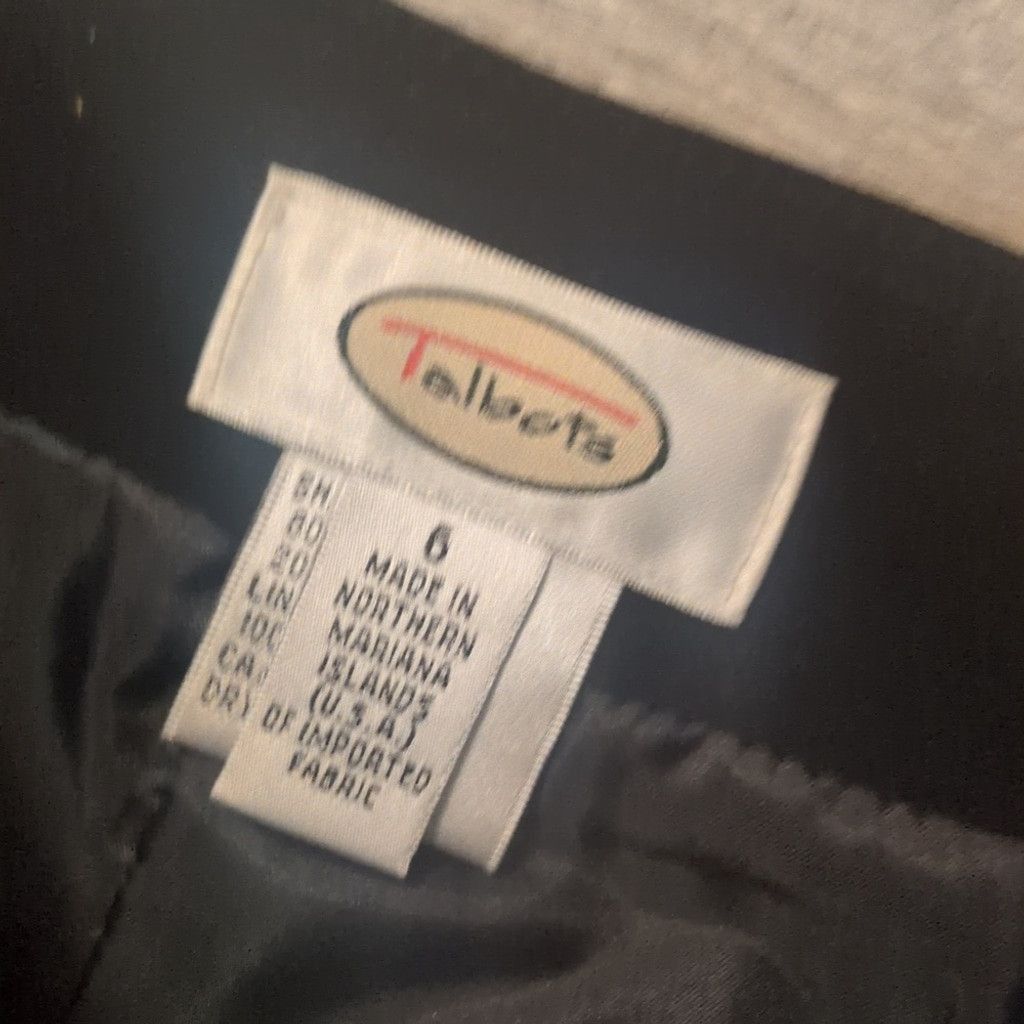 Talbots Talbots Black Dual Lined Pencil Skirt Size 6 Size 28" / US 6 / IT 42 - 3 Thumbnail