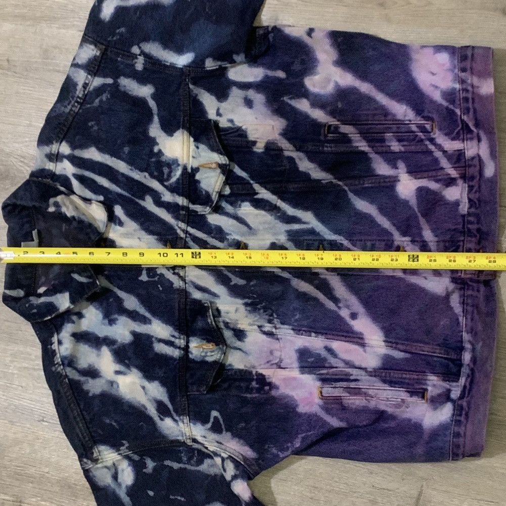 Vintage Land & Sky Custom Denim Jacket (Bleached + Dyed) Size US XL / EU 56 / 4 - 5 Thumbnail