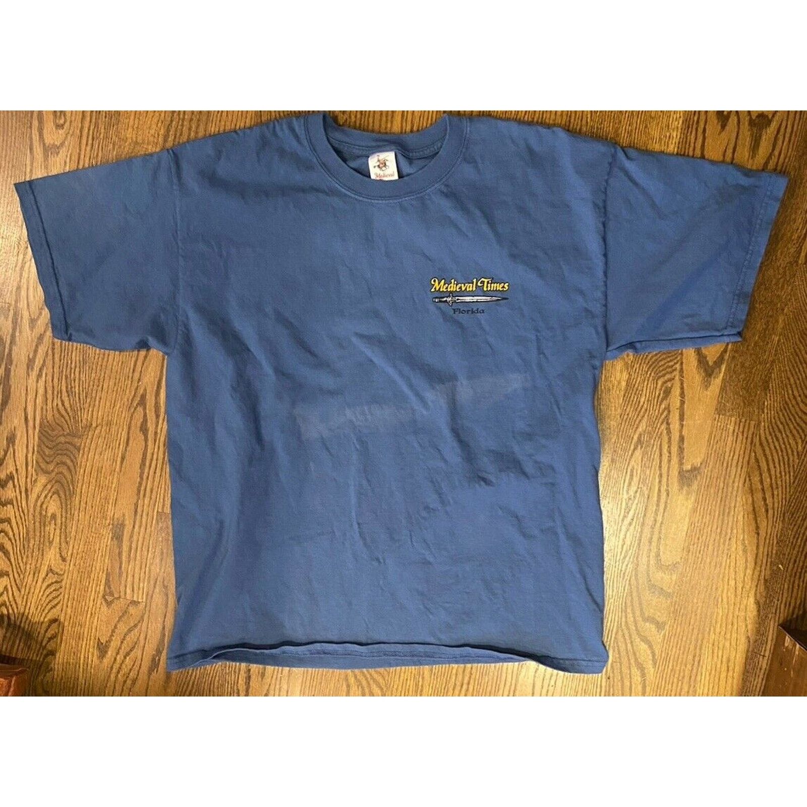 Other Vintage Medieval Times USA T Shirt Mens XL Blue Size US XL / EU 56 / 4 - 2 Thumbnail