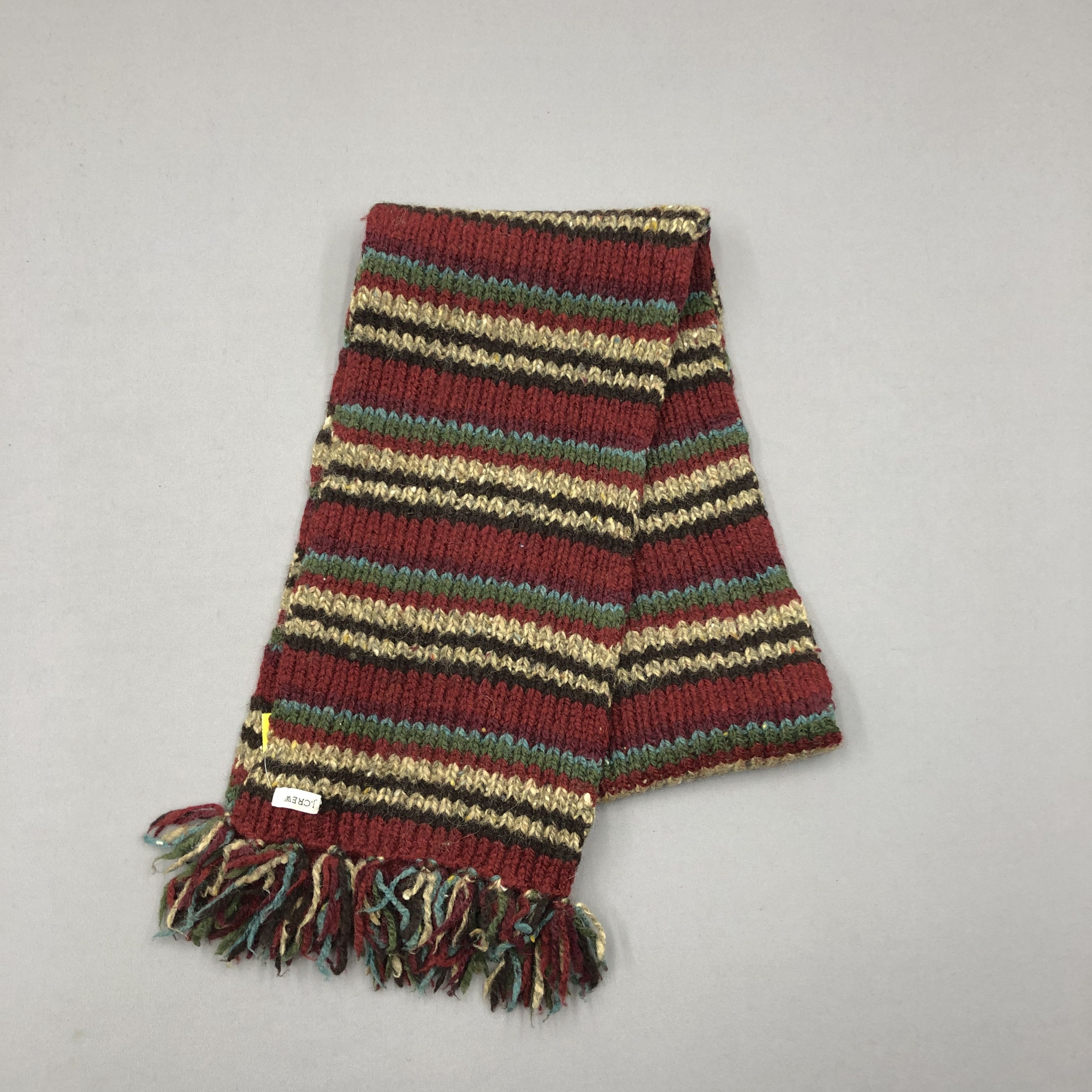 J.Crew Vintage J.Crew Scarf Ribbed Knit Wool Cashmere Scarves Size ONE SIZE - 2 Thumbnail