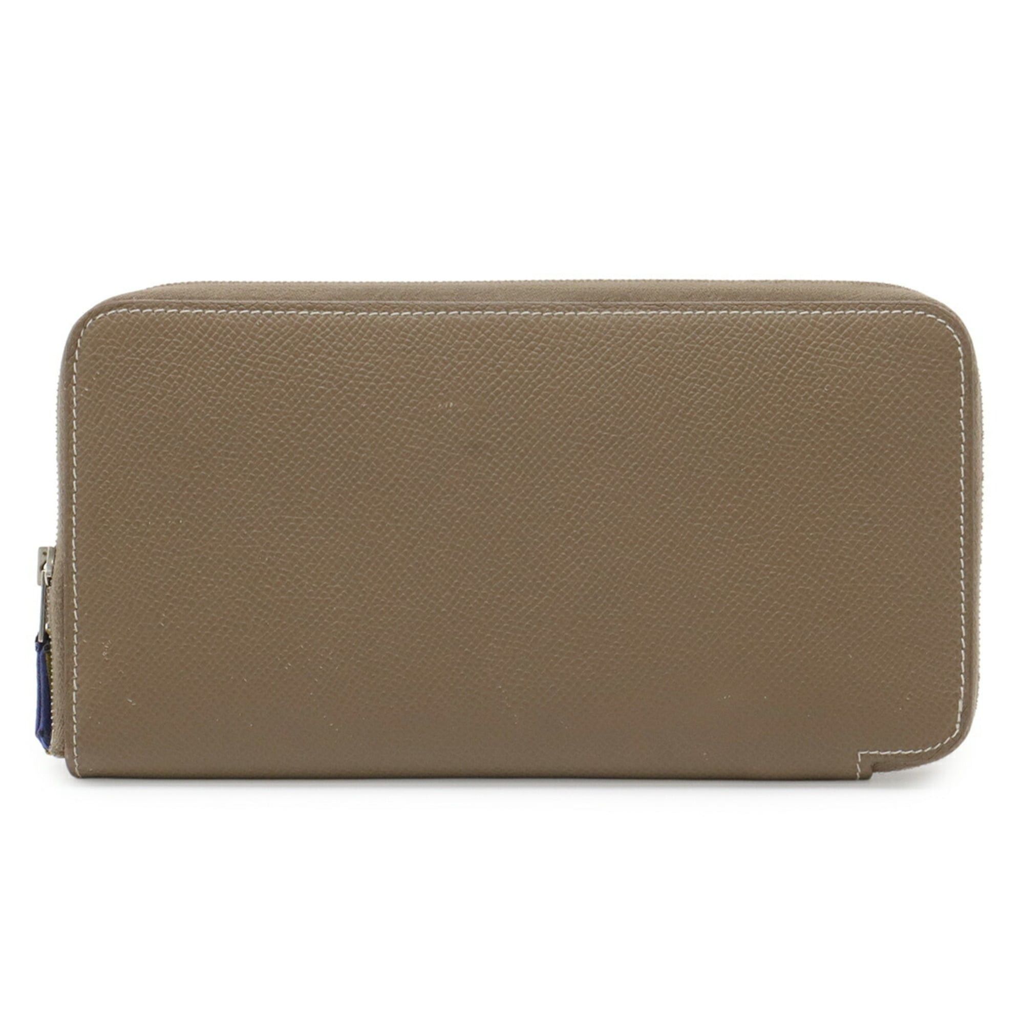 Hermes HERMES Azap Long Silk In Round Wallet, Veau Epsom Leather, Etoupe Greige, □H Stamp Size ONE SIZE - 1 Thumbnail