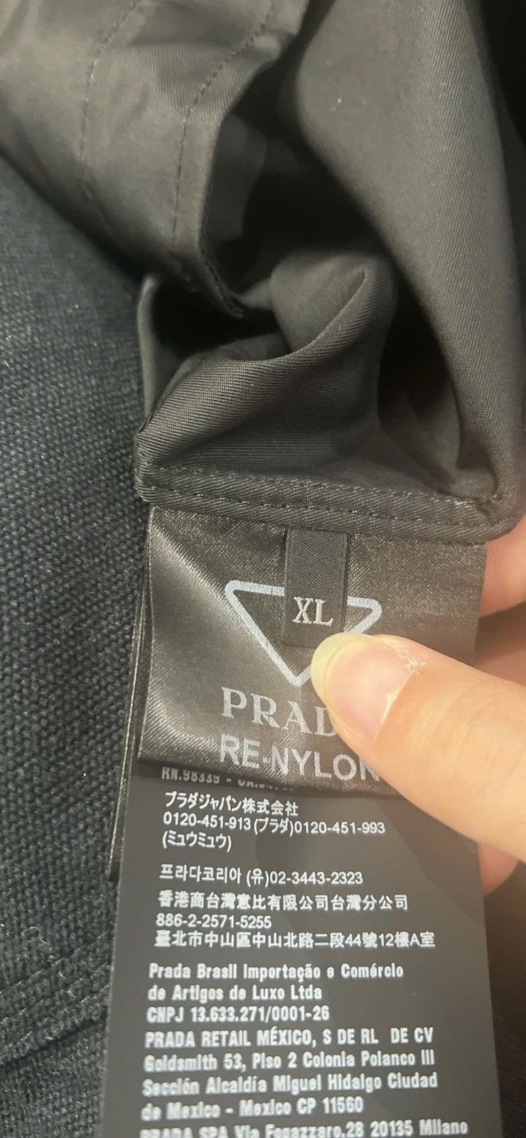 Prada Prada Re-nylon Shirt- Black Size US XL / EU 56 / 4 - 18 Thumbnail