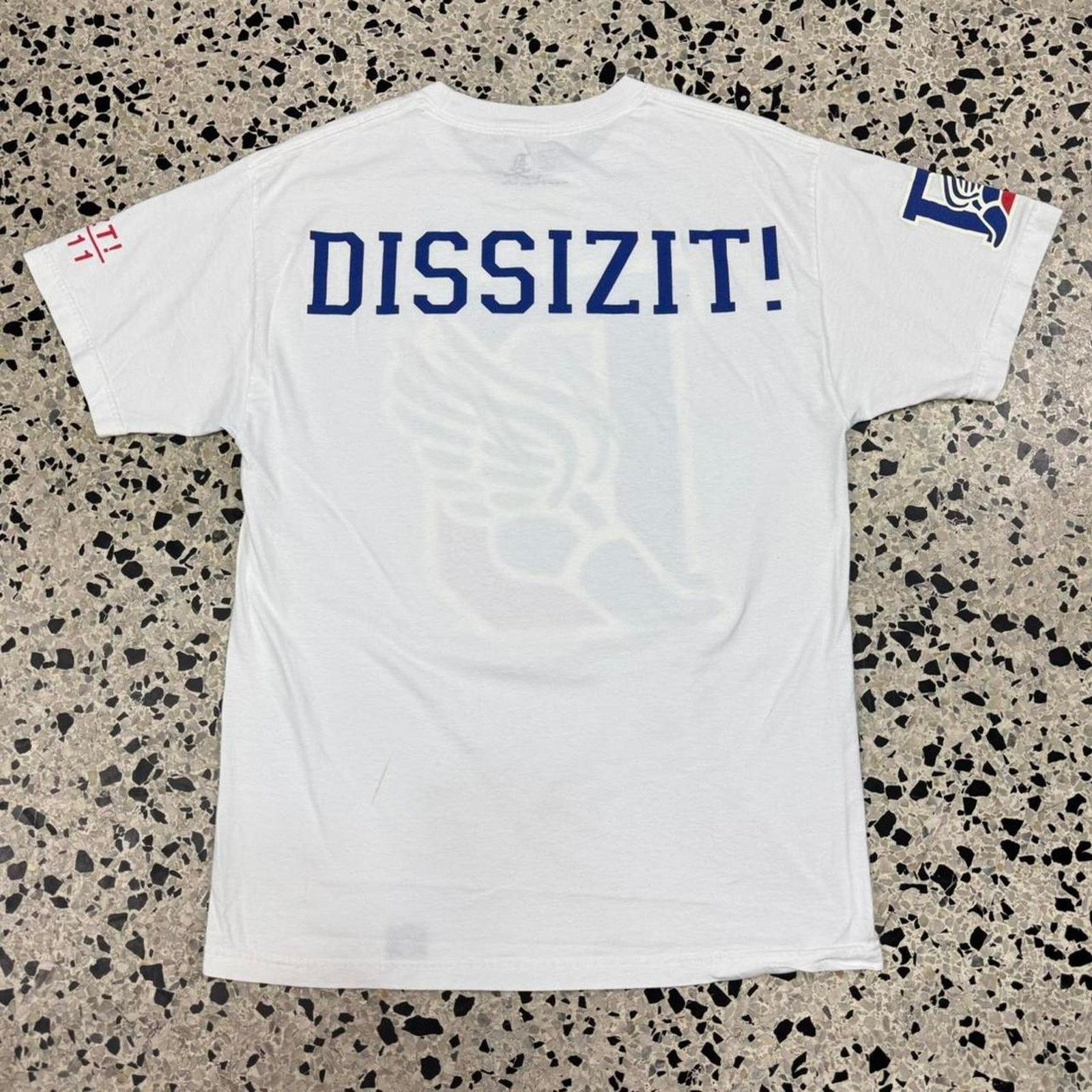 Dissizit × Vintage VINTAGE Y2K 2011 DISSIZIT D-WING POLO RIP TEE: Size US L / EU 52-54 / 3 - 7 Thumbnail