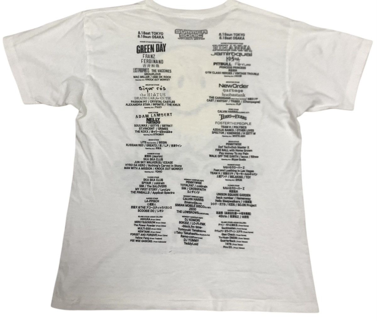 Band Tees Summer Sonic Japan 2012 official tshirt Size US M / EU 48-50 / 2 - 2 Thumbnail