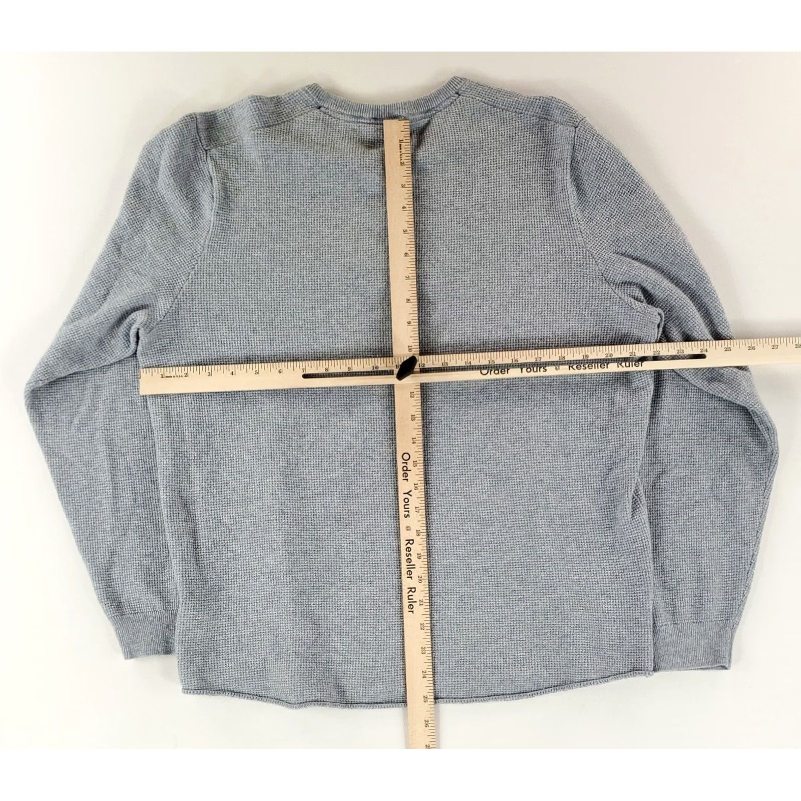 Marine Layer Marine Layer Shirt Thermal Henley 3 Button Gray Mens XL Size US XL / EU 56 / 4 - 7 Thumbnail