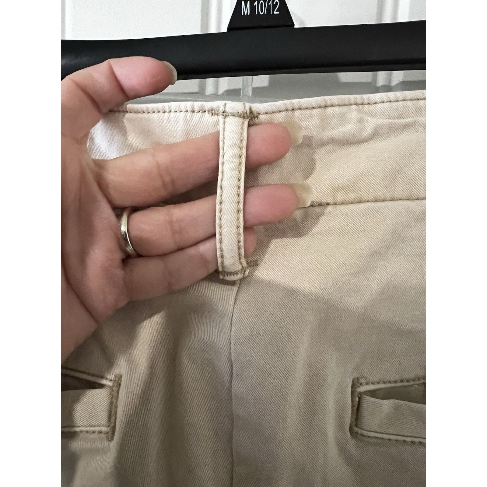 Gap High Rise Khaki Pants Button Closure Slacks Chinos 4 Pockets Size 27" / US 4 / IT 40 - 12 Thumbnail