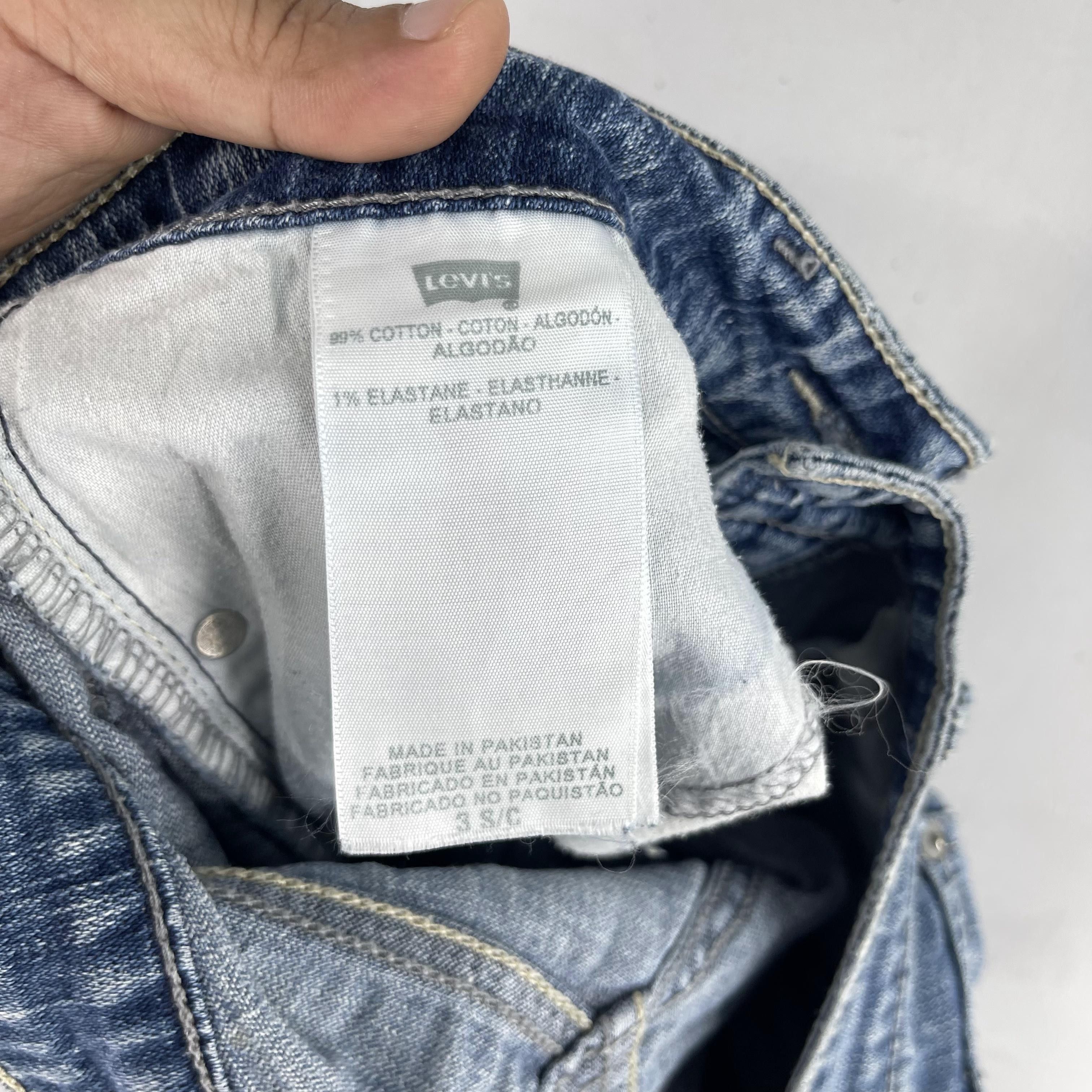 Levi's × Vintage W28 L28 Vintage Distressed Levis 518 Superlow Bootcut Jeans Size 28" / US 6 / IT 42 - 3 Thumbnail